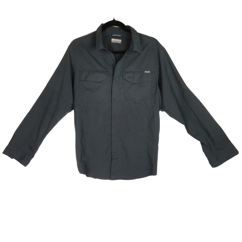 MEN Columbia long sleeve shirt grey size small